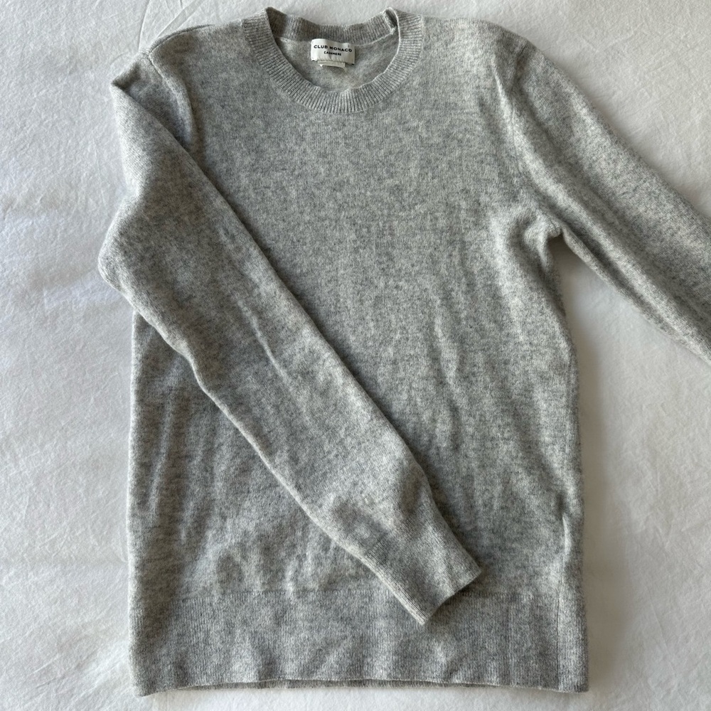 Club Monaco Cashmere Crewneck, Grey